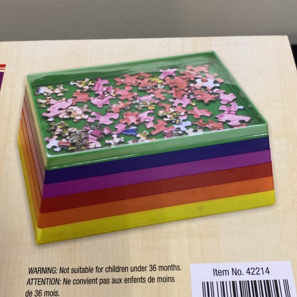 Jigsaw Puzzles Puzzle Sorting Pieces Organizer Stacking Trays Colors Border Tray - Picture 5 of 7